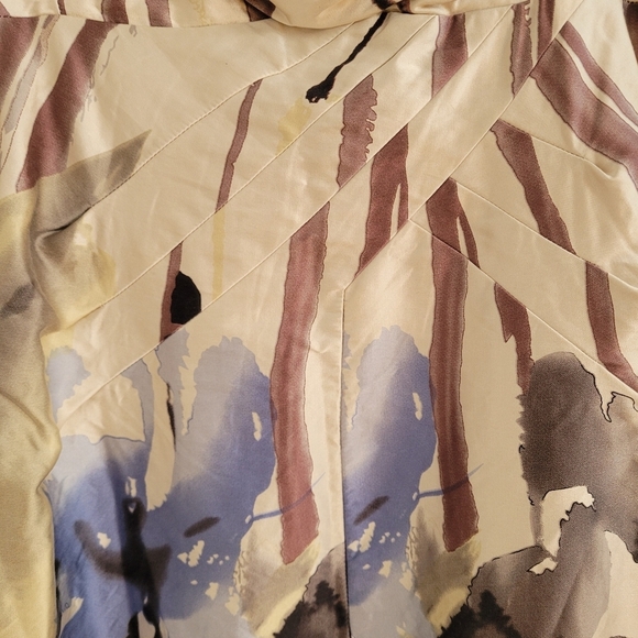 Alexandra Angelozzi Elegant Multicolor Women's Silk Dress - Picture 4 of 8